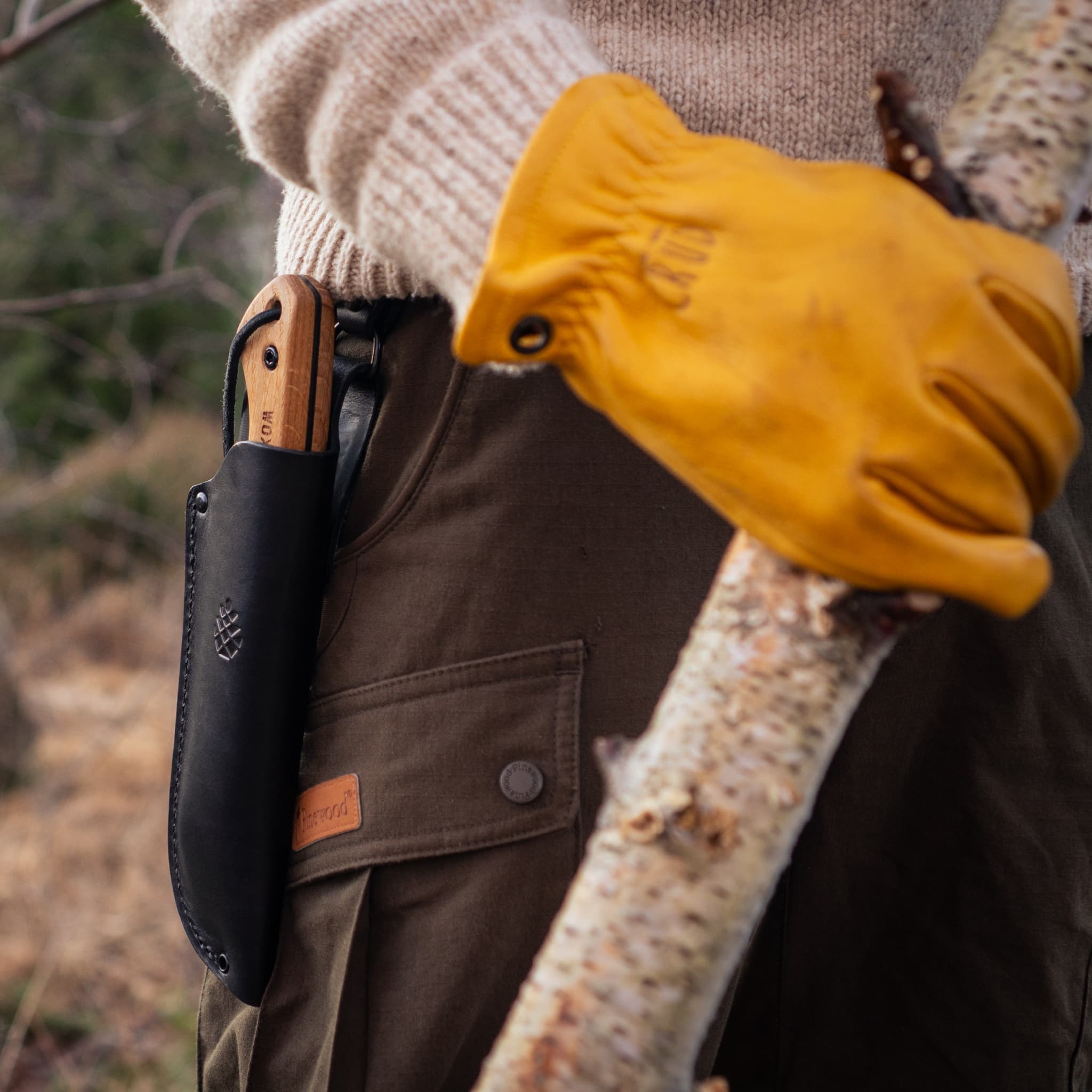 Alfta Lederscheide 180 Schwarz