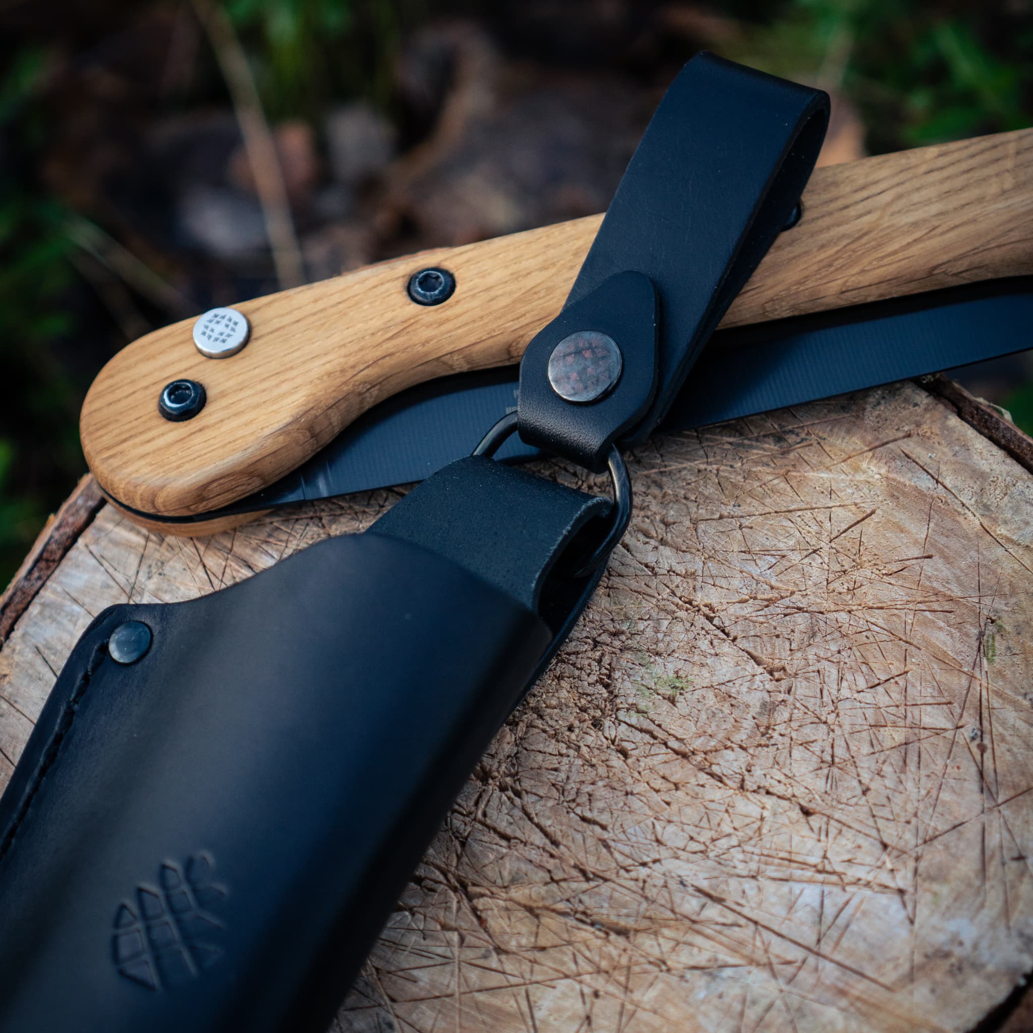 Alfta Lederscheide 180 Schwarz