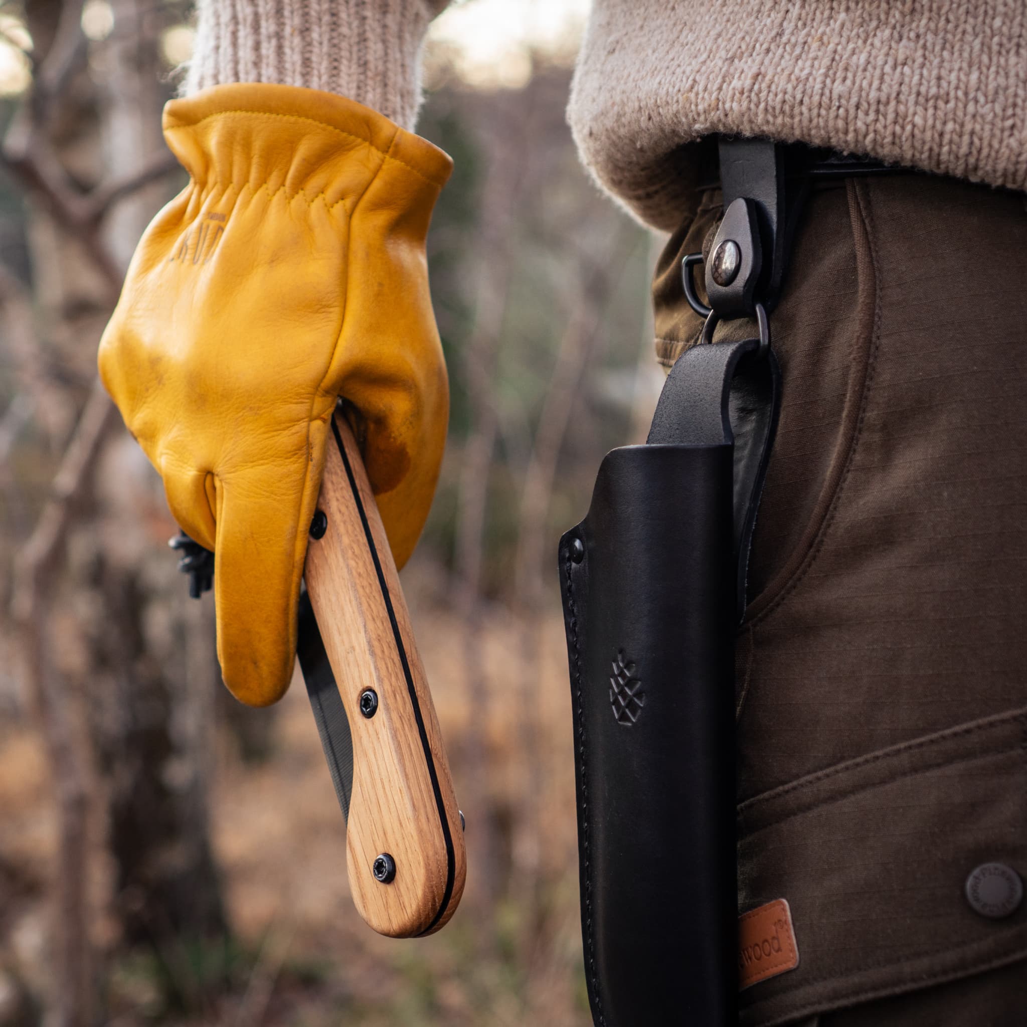 Alfta Lederscheide 180 Schwarz